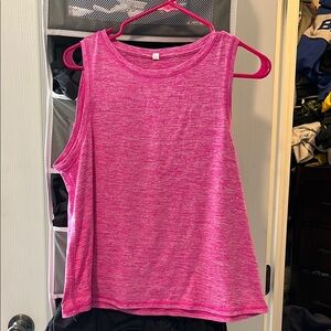 Women's Pink Sleeveless Top